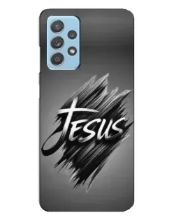 Чехол для Samsung Galaxy A23 с картинкой «Надпись Jesus Graffiti»