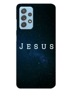 Чехол для Samsung Galaxy A23 с картинкой «Звездное небо Jesus»