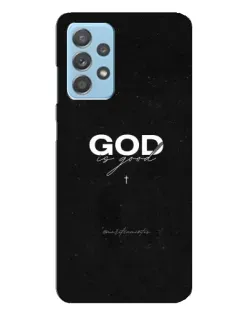 Чехол для Samsung Galaxy A23 с картинкой «GOD — Бог над всем»