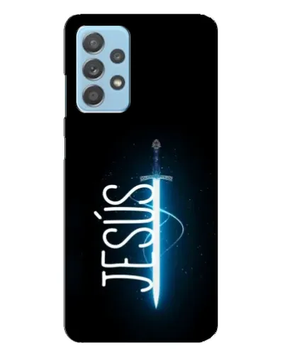 Чехол для Samsung Galaxy A23 с картинкой «Меч Духа Jesus»