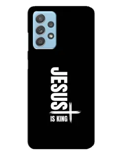 Чехол для Samsung Galaxy A23 с картинкой «Вертикаль веры Jesus»
