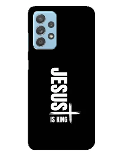 Чехол для Samsung Galaxy A23 с картинкой «Вертикаль веры Jesus»