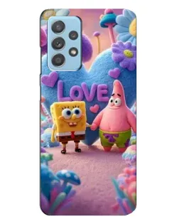 Чехол для Samsung Galaxy A23 с картинкой «Губка Боб Патрик»