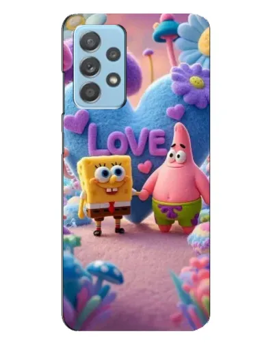 Чехол для Samsung Galaxy A23 с картинкой «Губка Боб Патрик»