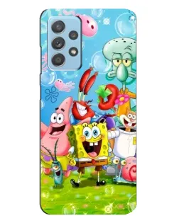 Чехол для Samsung Galaxy A23 с картинкой «Губка Боб и друзья»