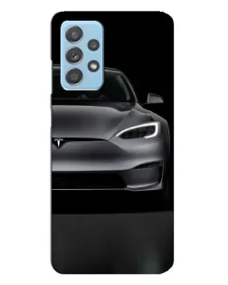 Чехол для Samsung Galaxy A23 с картинкой «Tesla Model S Look»