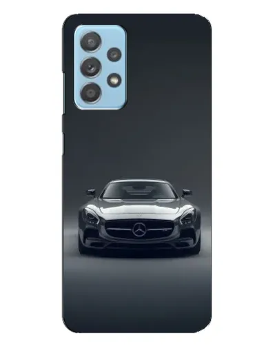 Чехол для Samsung Galaxy A23 с картинкой «Mercedes на черном»
