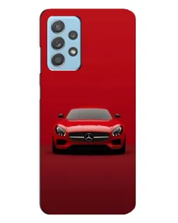 Чехол для Samsung Galaxy A23 с картинкой «Красный Mercedes AMG»