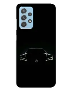 Чехол для Samsung Galaxy A23 с картинкой «Mercedes — силуэт авто» Чехол для Samsung Galaxy A23 с картинкой «Mercedes — силуэт авто»