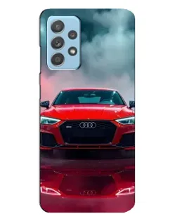 Чохол для Samsung Galaxy A23 з картинкою «Audi RS — червоний стиль»