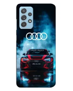 Чохол для Samsung Galaxy A23 з картинкою «Audi Sport — неон»