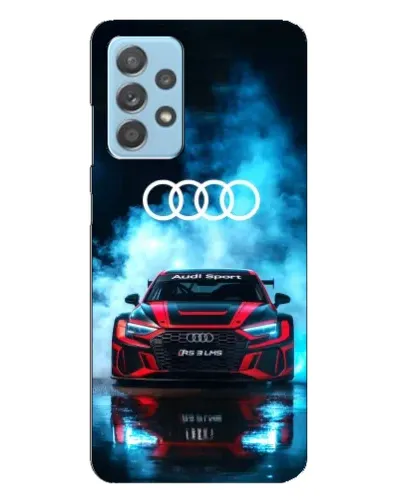 Чехол для Samsung Galaxy A23 с картинкой «Audi Sport — неон»