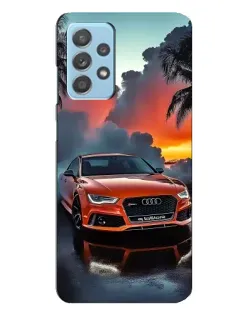 Чохол для Samsung Galaxy A23 з картинкою «Audi — захід сонця»