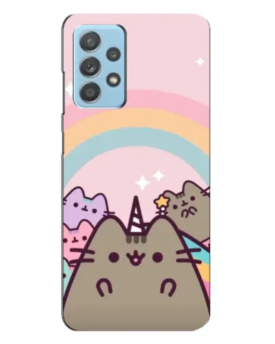 Чехол для Samsung Galaxy A23 с картинкой «Единорог Pusheen»