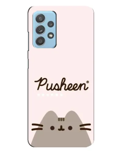 Чехол для Samsung Galaxy A23 с картинкой «Pusheen логотип»