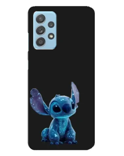 Чехол для Samsung Galaxy A23 с картинкой «Стич на черном»