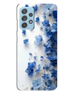 Чехол для Samsung Galaxy A23 с картинкой «Голубой цветочный каскад» Чехол для Samsung Galaxy A23 с картинкой «Голубой цветочный каскад»