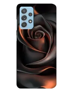 Чехол для Samsung Galaxy A23 с картинкой «Шелковая черная роза» Чехол для Samsung Galaxy A23 с картинкой «Шелковая черная роза»