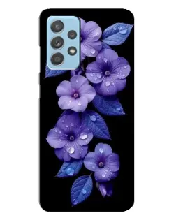 Чехол для Samsung Galaxy A23 с картинкой «Фиолетовые цветы с росою» Чехол для Samsung Galaxy A23 с картинкой «Фиолетовые цветы с росою»