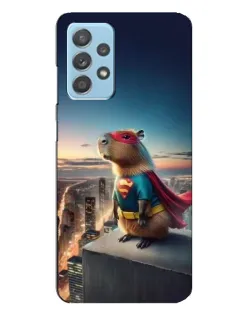 Чехол для Samsung Galaxy A23 с картинкой «Капи-мен супергерой»