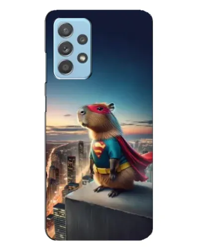 Чехол для Samsung Galaxy A23 с картинкой «Капи-мен супергерой»