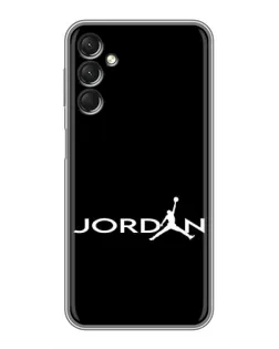 Чехол для Samsung Galaxy A24 с картинкой «Jordan White Logo» Чехол для Samsung Galaxy A24 с картинкой «Jordan White Logo»