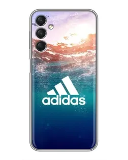 Чехол для Samsung Galaxy A24 с картинкой «Океанская глубина адидас» Чехол для Samsung Galaxy A24 с картинкой «Океанская глубина адидас»