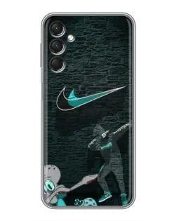 Чехол для Samsung Galaxy A24 с картинкой «Спортивный арт Nike»