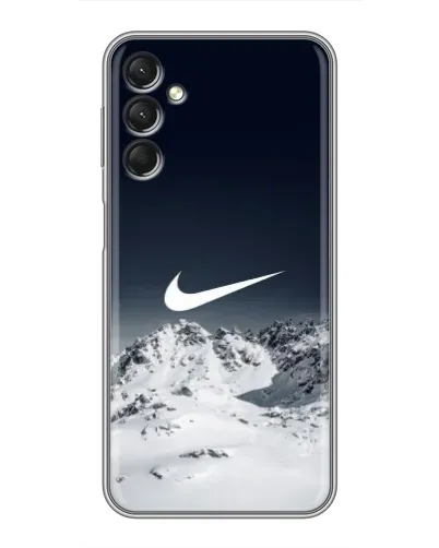 Чехол для Samsung Galaxy A24 с картинкой «Nike — зимние горы» Чехол для Samsung Galaxy A24 с картинкой «Nike — зимние горы»