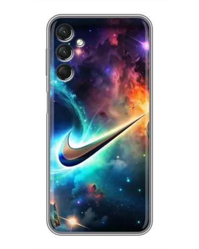 Чехол для Samsung Galaxy A24 с картинкой «Космический Nike Swoosh» Чехол для Samsung Galaxy A24 с картинкой «Космический Nike Swoosh»