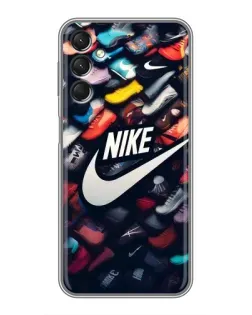 Чехол для Samsung Galaxy A24 с картинкой «Коллекция кроссовок Nike»