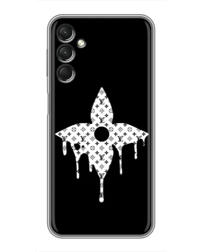 Чехол для Samsung Galaxy A24 с картинкой «Цветочная монограмма» Чехол для Samsung Galaxy A24 с картинкой «Цветочная монограмма»
