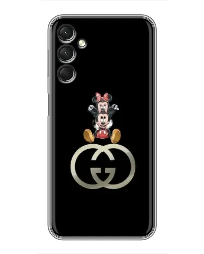 Чехол для Samsung Galaxy A24 с картинкой «Минни Маус на лого» Чехол для Samsung Galaxy A24 с картинкой «Минни Маус на лого»