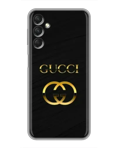 Чехол для Samsung Galaxy A24 с картинкой «Золотой логотип Gucci» Чехол для Samsung Galaxy A24 с картинкой «Золотой логотип Gucci»
