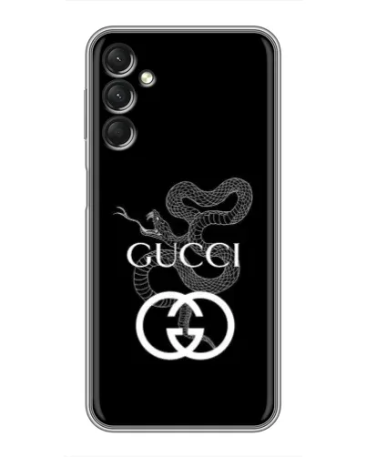 Чехол для Samsung Galaxy A24 с картинкой «Gucci — серебряная змея» Чехол для Samsung Galaxy A24 с картинкой «Gucci — серебряная змея»