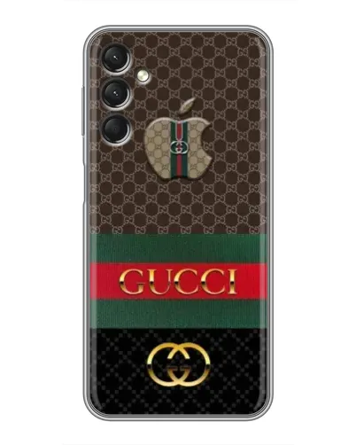 Чехол для Samsung Galaxy A24 с картинкой «Gucci — брендированный десерт» Чехол для Samsung Galaxy A24 с картинкой «Gucci — брендированный десерт»