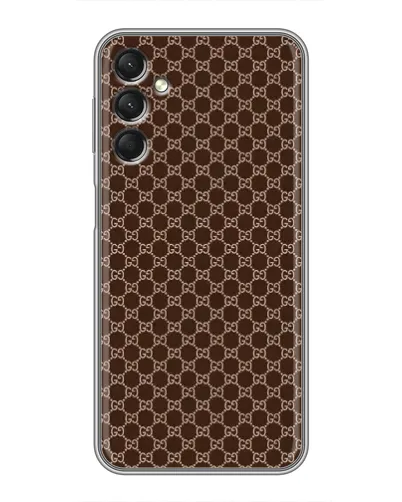 Чехол для Samsung Galaxy A24 с картинкой «Gucci — шоколадная сетка» Чехол для Samsung Galaxy A24 с картинкой «Gucci — шоколадная сетка»