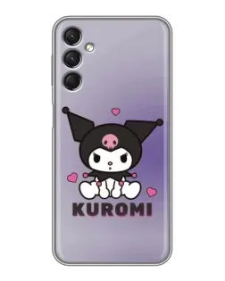 Чехол для Samsung Galaxy A24 с картинкой «Kuromi — фиолетовый арт»