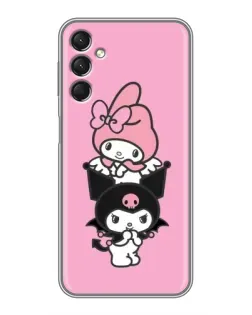 Чехол для Samsung Galaxy A24 с картинкой «My Melody и Kuromi»