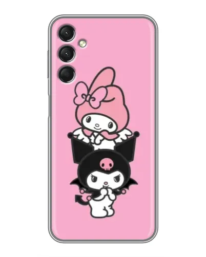 Чехол для Samsung Galaxy A24 с картинкой «My Melody и Kuromi»