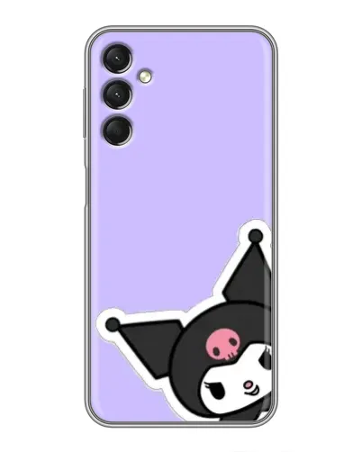 Чехол для Samsung Galaxy A24 с картинкой «Забавная Kuromi»
