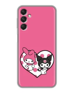 Чехол для Samsung Galaxy A24 с картинкой «Kuromi и My Melody»
