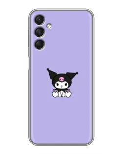 Чехол для Samsung Galaxy A24 с картинкой «Kuromi — фиолетовый минимализм»