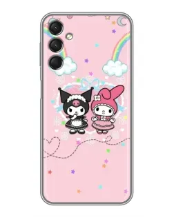 Чехол для Samsung Galaxy A24 с картинкой «My Melody и Kuromi»