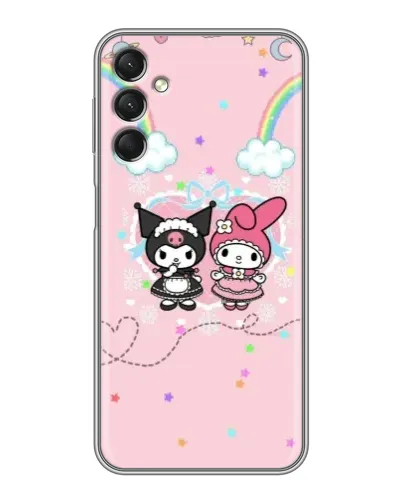 Чехол для Samsung Galaxy A24 с картинкой «My Melody и Kuromi»