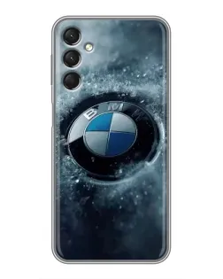 Чехол для Samsung Galaxy A24 с картинкой «Логотип BMW — лед» Чехол для Samsung Galaxy A24 с картинкой «Логотип BMW — лед»
