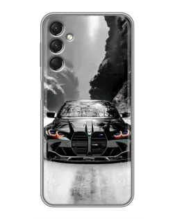 Чехол для Samsung Galaxy A24 с картинкой «BMW — акварельный дрифт» Чехол для Samsung Galaxy A24 с картинкой «BMW — акварельный дрифт»