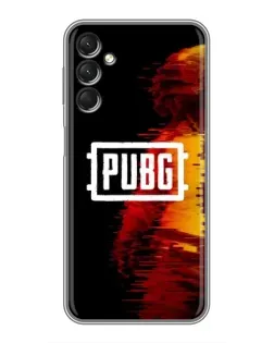 Чехол для Samsung Galaxy A24 с картинкой «Яркий логотип PUBG»