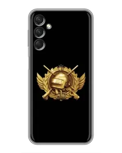 Чехол для Samsung Galaxy A24 с картинкой «PUBG — оранжевый градиент»
