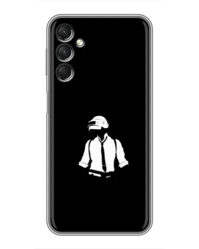 Чехол для Samsung Galaxy A24 с картинкой «PUBG — белый шлем» Чехол для Samsung Galaxy A24 с картинкой «PUBG — белый шлем»